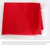 Yunming Durable Nano Waterproof Blank Red Flag