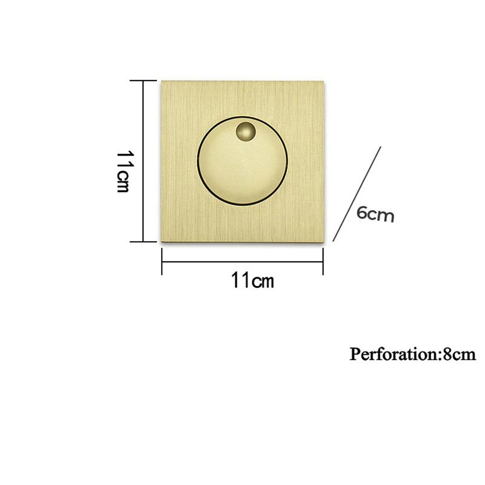 

3 Вт светодиодный настенный светильник для внутреннего использования, встроенный прикроватный светильник для чтения, скрытая ножка, вращающийся на 360 градусов, настенный светильник для прохода, декоративное бра Cool White(5500-7000K)