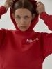 Hikes Mini Logo Hoodie_Red