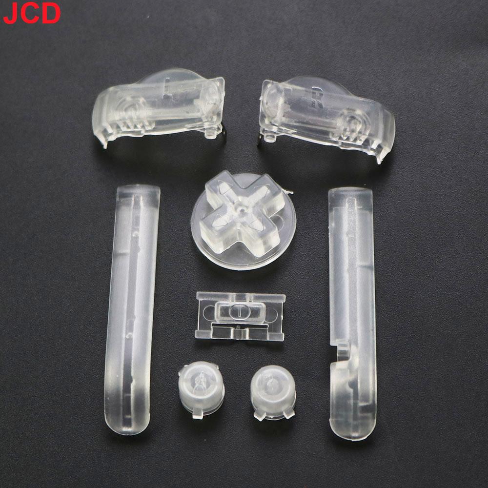 

JCD 1 Set High Quality AB Colorful L R Buttons Keypads For Gameboy Advance Buttons Frame For GBA D Pads Power ON OFF Buttons прозорий