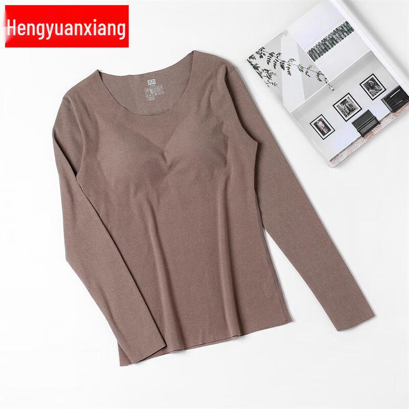 Dámské bezešvé tričko s dlouhým rukávem s vycpávkami Hengyuanxiang
