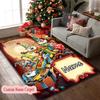 1pc Jack Skellington Moonlit Rug, Digital Printed Home Chair Sofa Mat, Personalized Customize Name Office Area Carpet