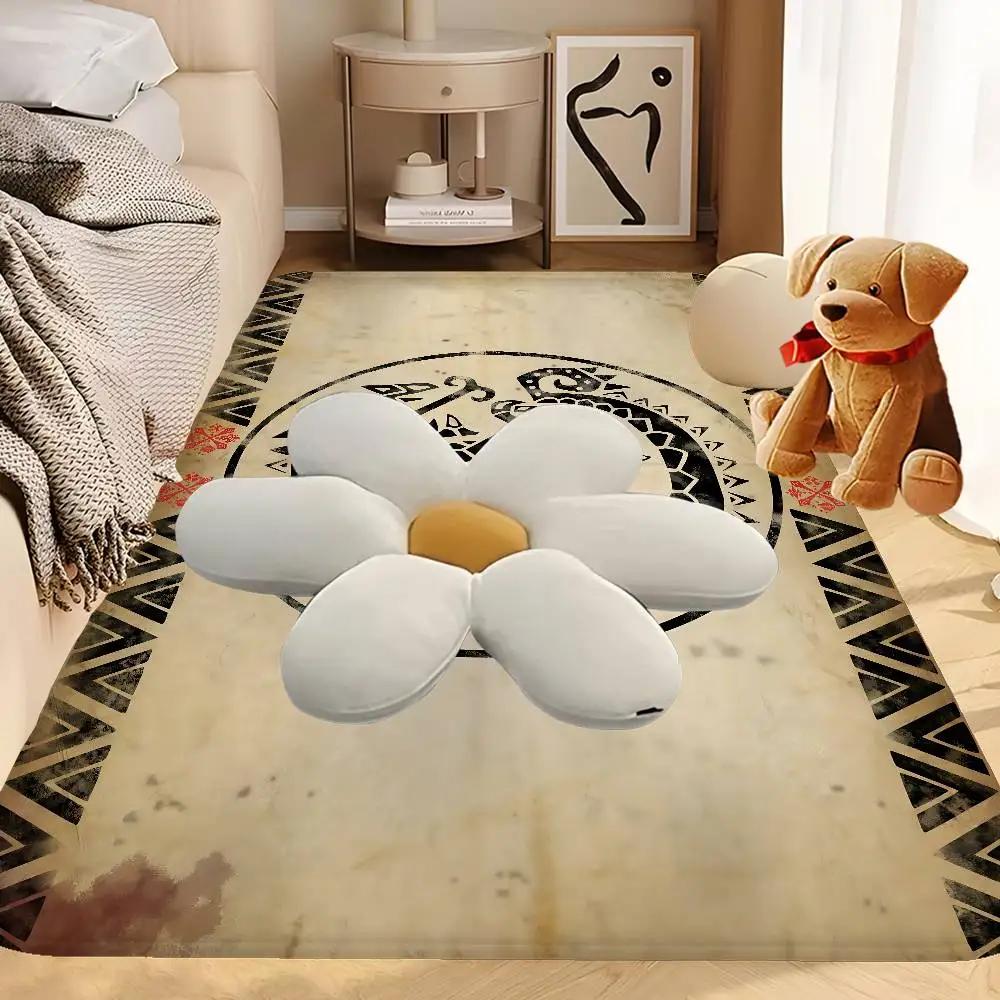 Monster Hunter Fashion Room Mats Retro Multiple Choice Living Room Kitchen Rug Non-Slip Welcome Rug