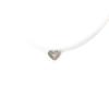 Les Trésors De Lily [N6809] - White 'Love' Silver Necklace (rhodium-plated)