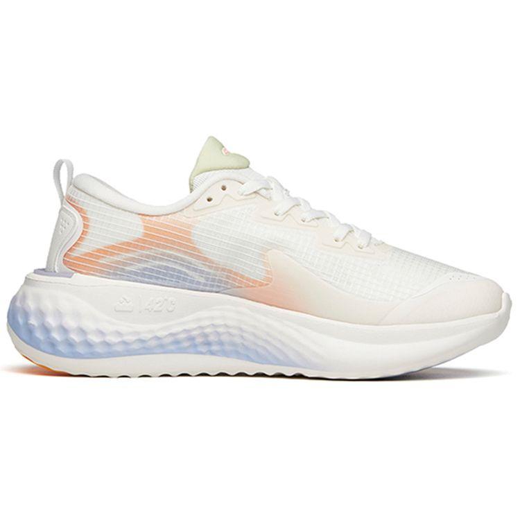 Anta Comfortable Breathable Sports Non-Slip Wear-Resistant Lightweight Low-Top Running Shoes Women Sneaker White Yellow 122145556S-5