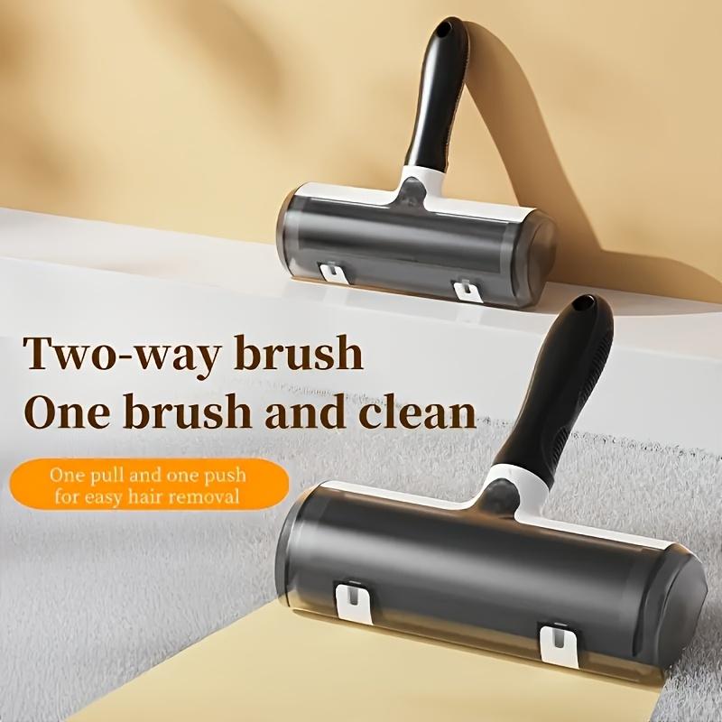 1pc Reusable Pet Hair Remover, Pet Hair Removal Roller Brush - Automatically Collects Fluff, Ideal for Clothes, Furniture,And Carpets -Durable Plastic
