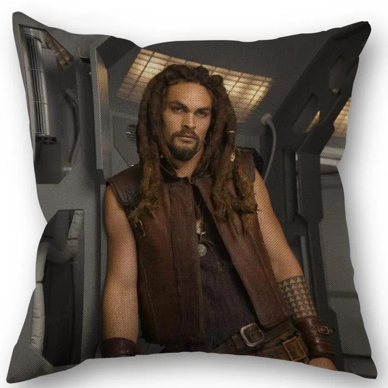 45X45Cm Pillow Cover Jason Momoa Square Zipper Cotton Linen Pillow Cases Bedroom Home Wedding Decorative Pillowcase 1213