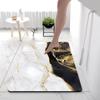 Marmer Vergulding Print Badkamer Verdikkingsmat Bad Antislip Tapijten In Waskom Badkuip Zij Vloerkleed Doucheruimte Deurmat Memory Foam 3D Pad