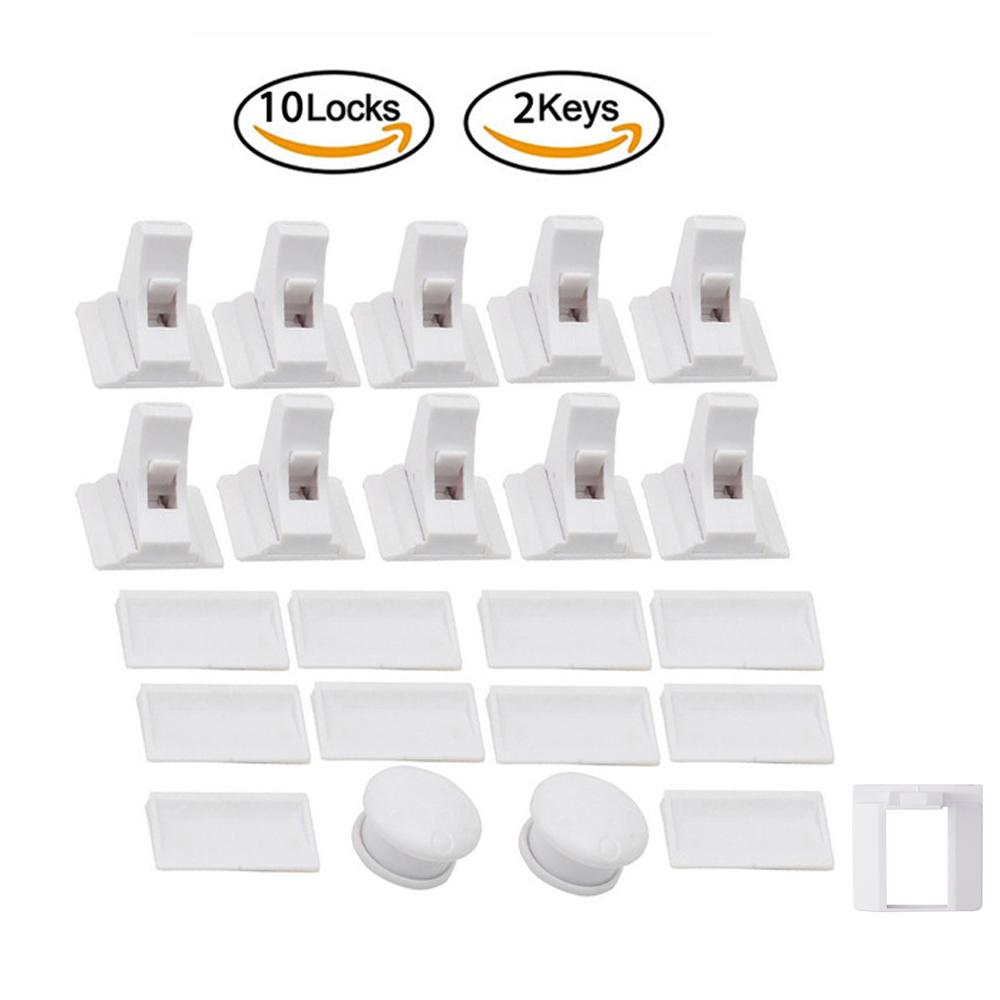 Baby Safety Lock Invisible Lock Kids Security Drawer Latch Cabinet Door Magnetic Child Safety Lock Limiter  Children Protection