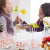 21-otworowy elegancki stojak akrylowy na mini ciasta, uchwyt na lizaki, kwadratowy stojak na cukierki, stojak na ciasto akrylowe