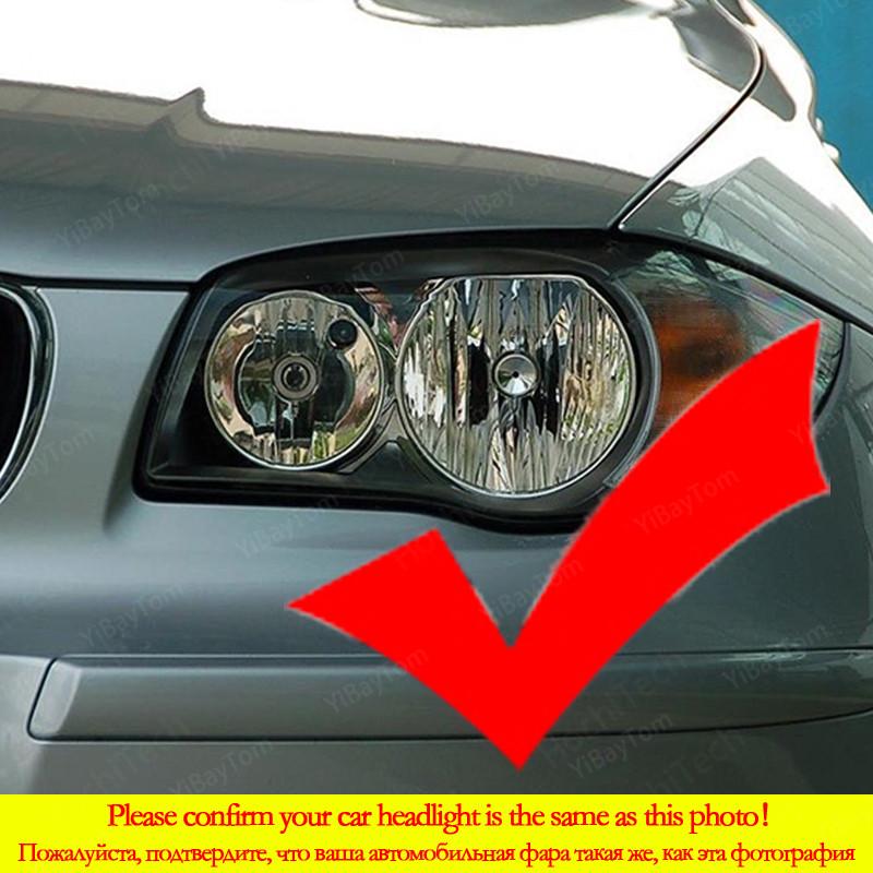 For BMW 1 Series E81 E82 E87 E88 halogen Headlight Accessories SMD Cotton Light Switchback LED Angel Eye Ring DRL Kit