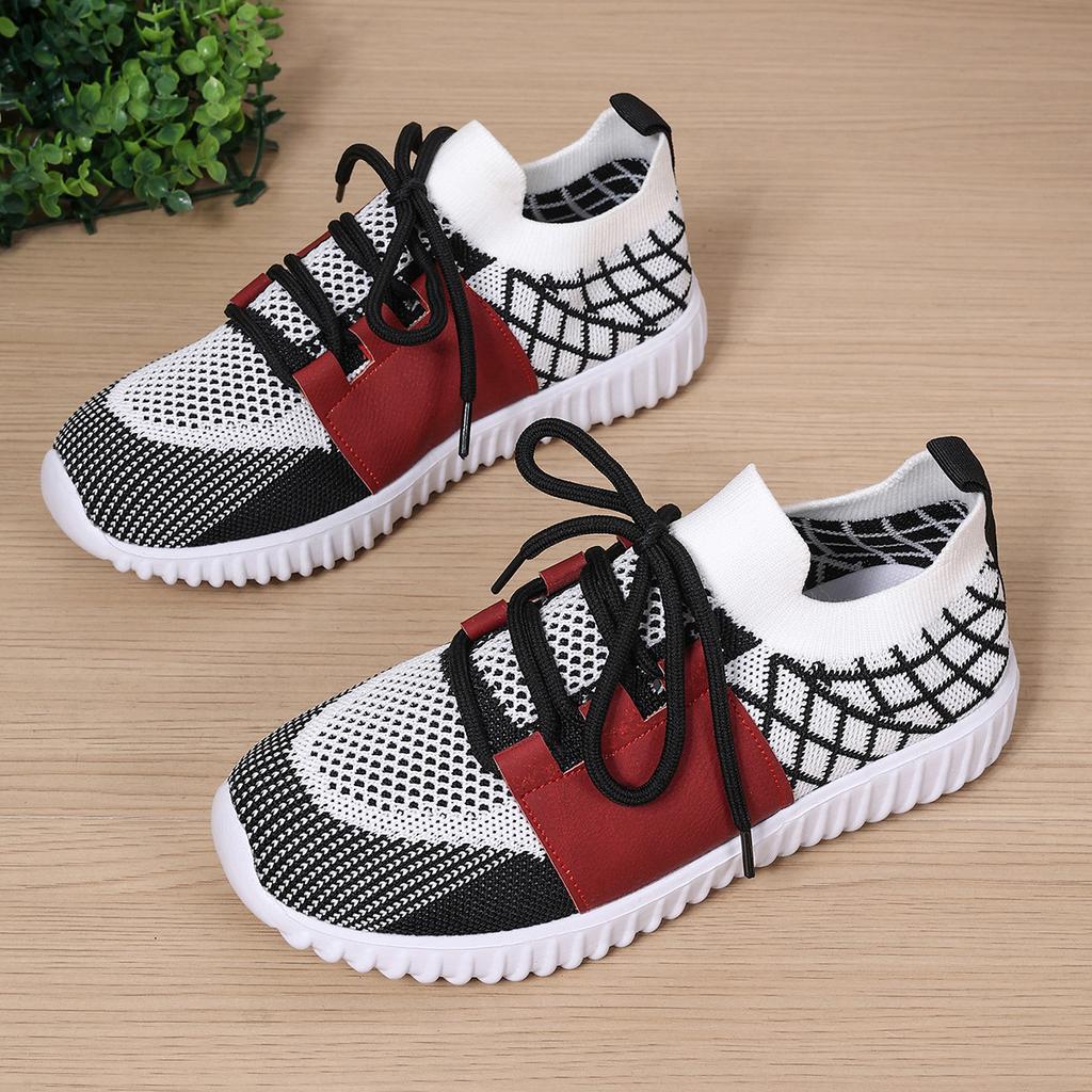 22 new autumn breathable fly-woven surface casual simple student sports shoes