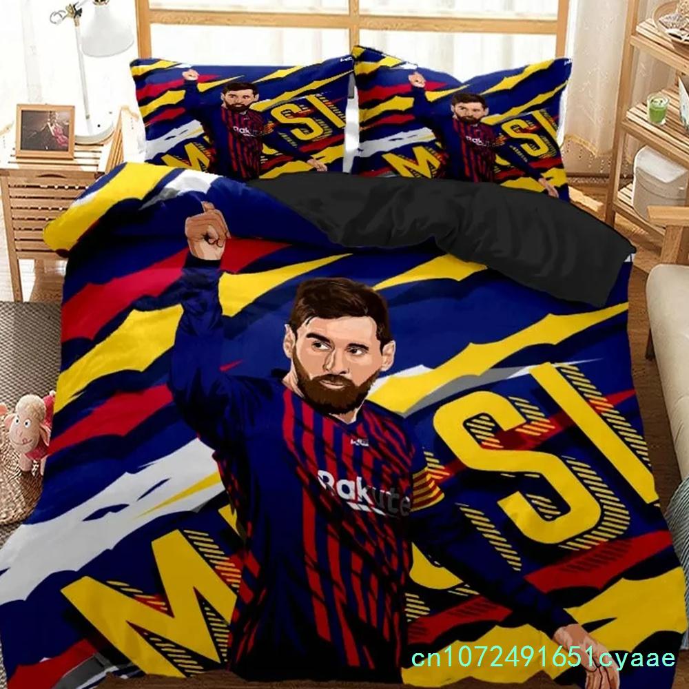 3D Print Football Star NO.10 Bedding Set Boys Girls Twin Queen Size Duvet Cover Pillowcase Bed Adult Home Textileextile