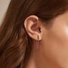 NEW Fashion Jewelry S925 Sterling Silver Long Tassel Chain Colour Small Zircon Gold Plated Stud Earring Jewelry for Women