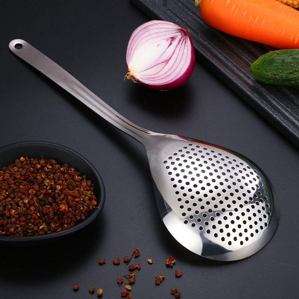 Home Kitchen Tool Cooking Gadgets Food Cookware Skimmer Filter Ladle Food Strainer Strainer Spoon