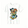 Fashion Anime Character Games Print Outdoor Street Kids T-shirt and Shorts Summer Home Casual Outfit Boy and Girl's Sports Set