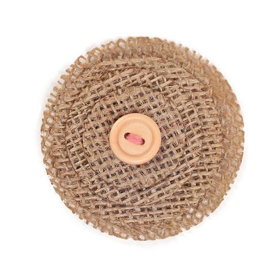 Kunstblumen-Anhänger, kompakt, multifunktional, umweltfreundlich, nützlich, rustikale Sackleinen-Blumendekoration für Kunsthandwerk