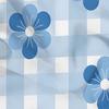 Blue Floral Anime Cartoon Flannel Blanket Soft Warm Throw for Bedroom Sofa Car Kids Holiday Gift