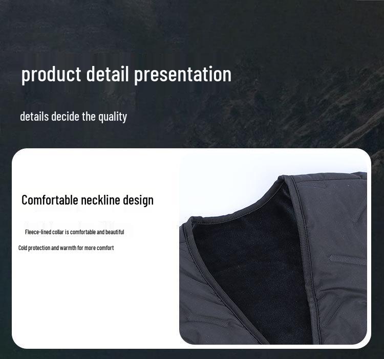 Heated Cotton Vest for Outdoor and Leisure - Unisex Winter Warmth