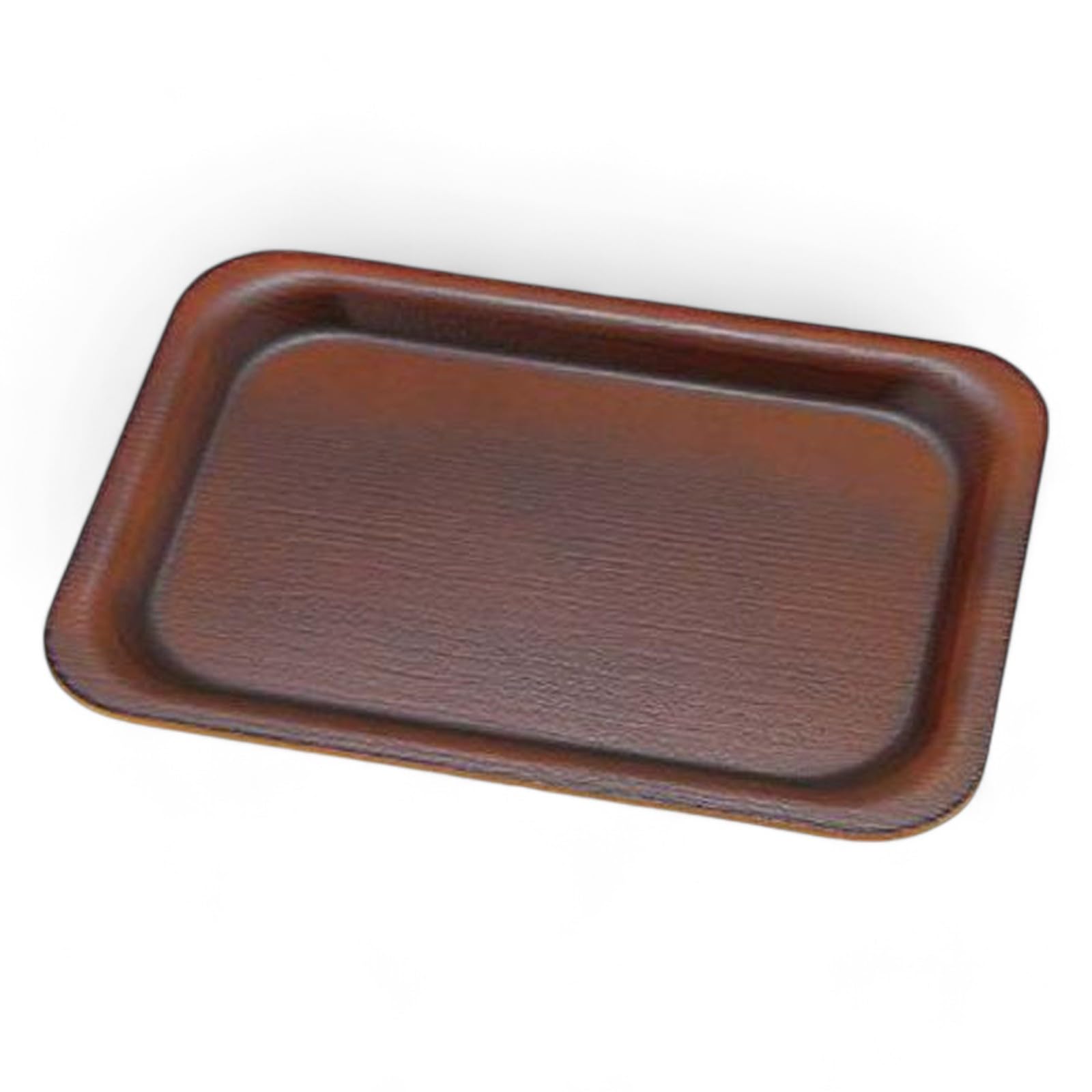 

Mini Tray with Thick Rim and Rounded Corners Lightly Lacquerware Made in Dishwasher Safe J-kitchens Heat-Resistant (Tray/Tray) Brown, Finished,