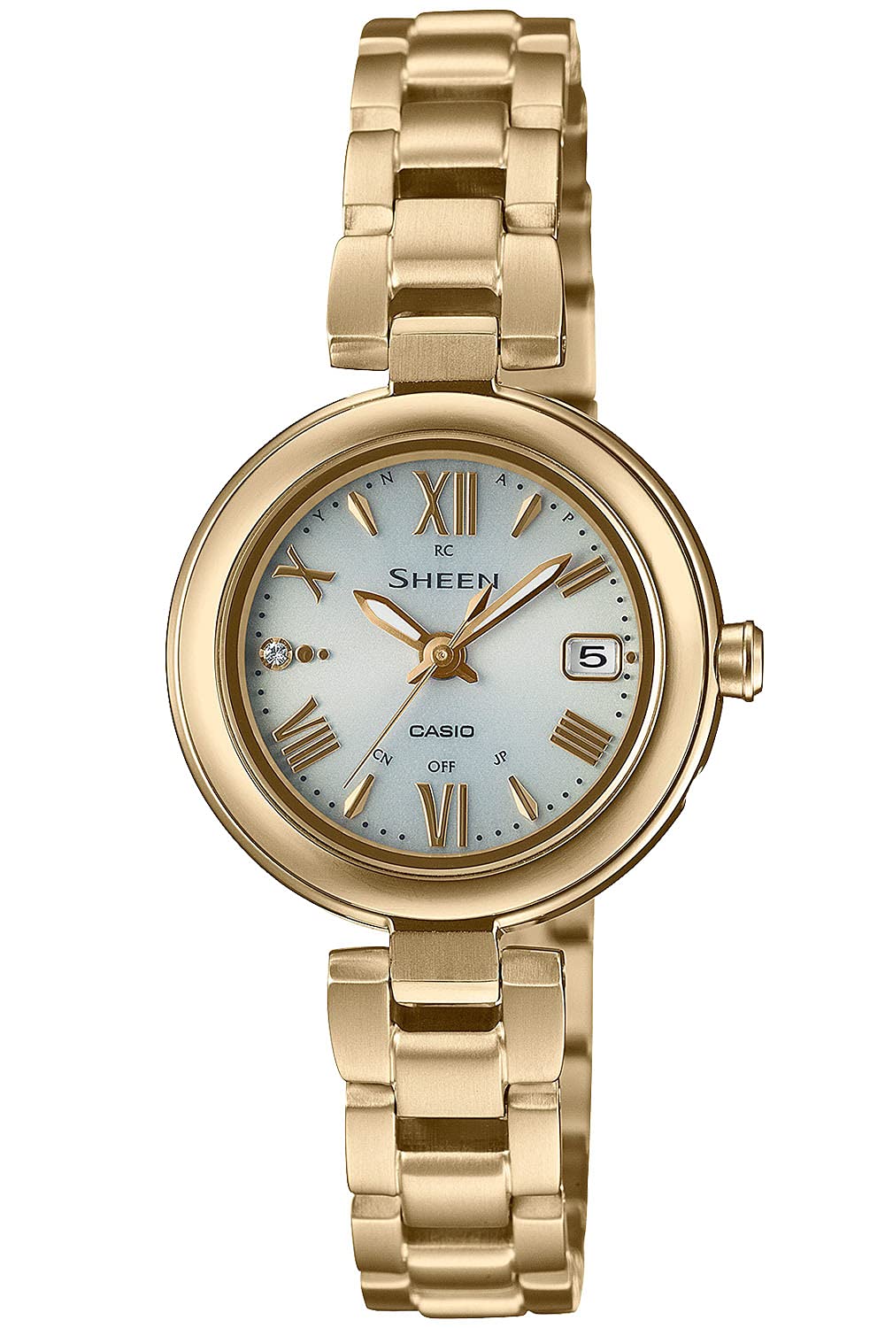 

Годинник Scene Радіокерована модель Titanium Series Gold [Casio] [] SHW-7100TG-7AJF Жіноча