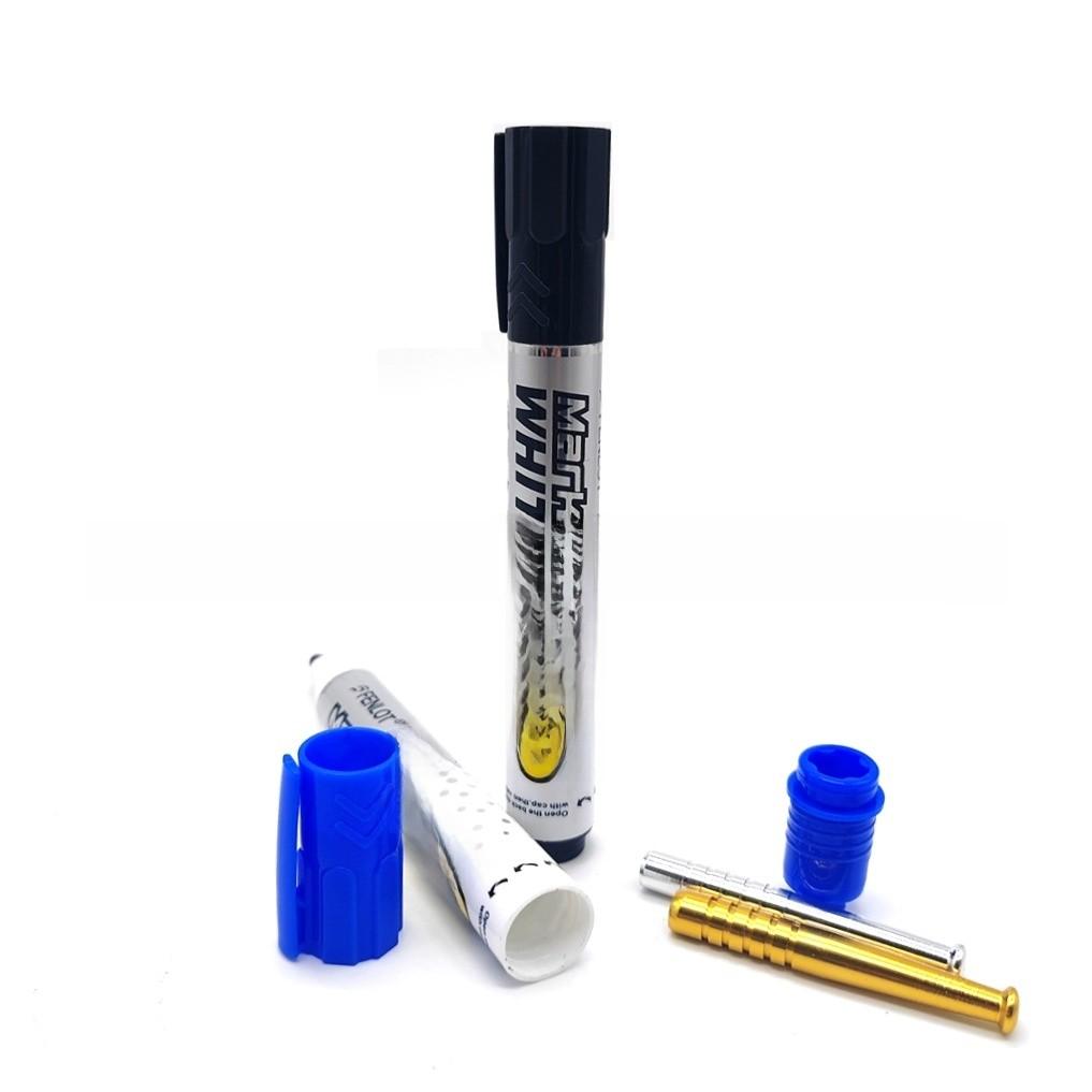 Capsule Storage Container For Markers And Pens With Discreet Hidden Compartment For Personal Money