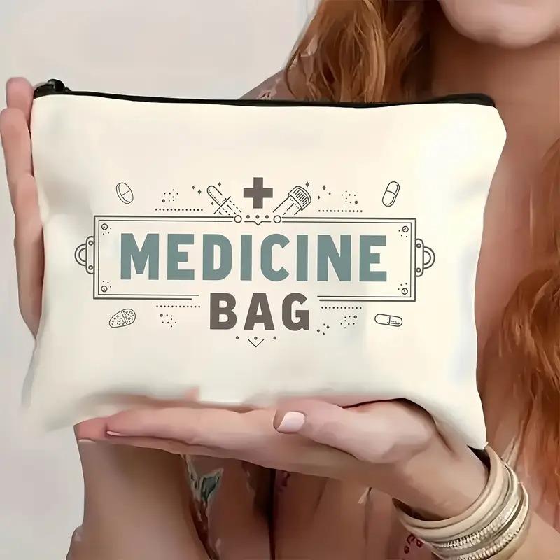 

Portable Medicine Bag Cute First Aid Kit Medical Emergency Kits Organizer Outdoor Household Medicine Pill Storage Bag Travel A2