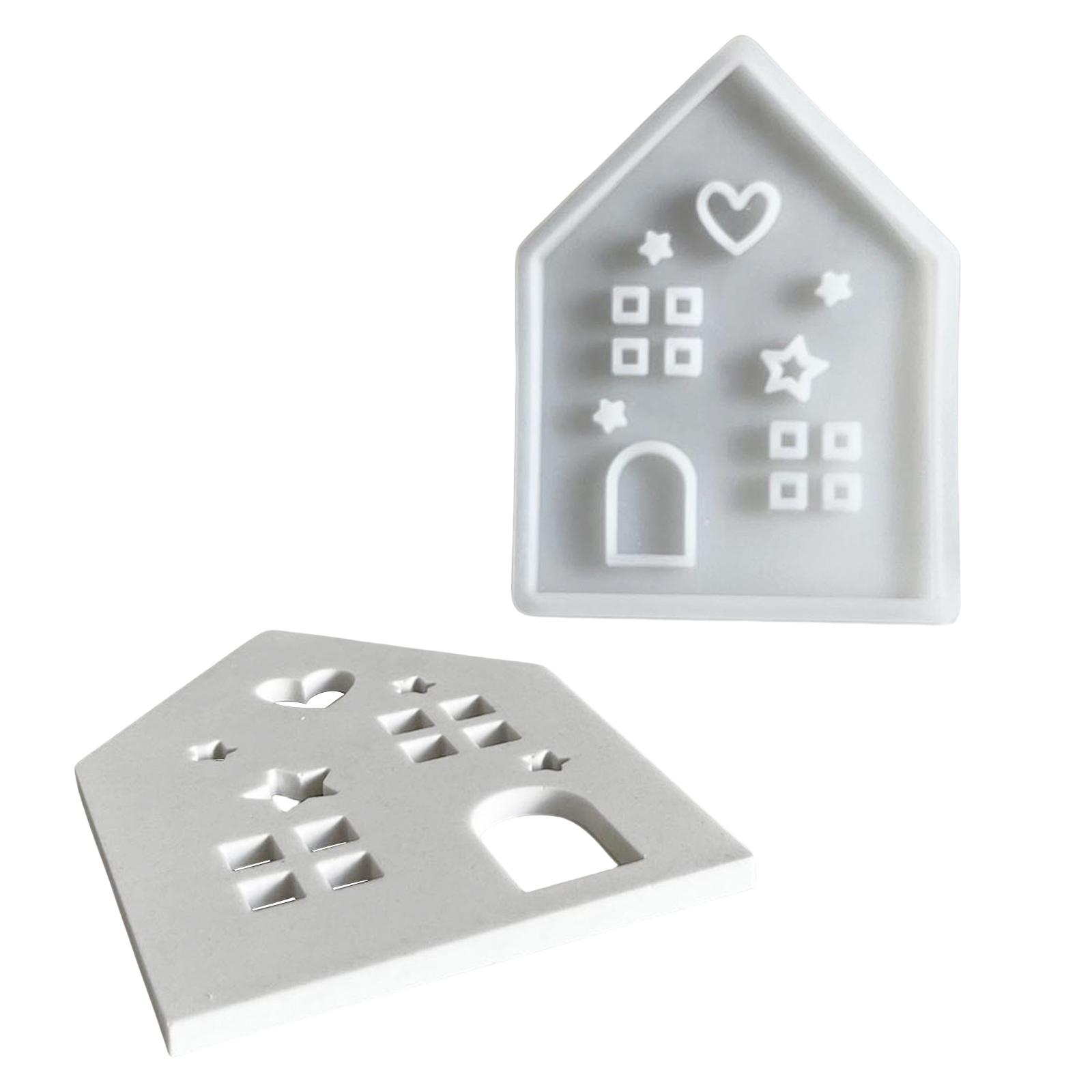 

Форма для украшения рабочего стола, гибкая силиконовая форма для 3D-фигурки дома, настольного украшения, расходных материалов для изготовления ювелирных изделий 1