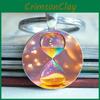 Elegant Colorful Sand Timer Keyring With Alloy Frame And Cute Style For Gift And Accessories