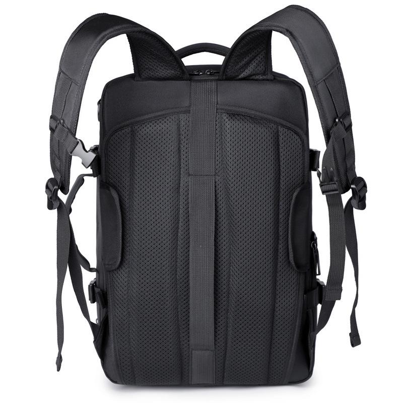 Multifunctional Travel Laptop Backpack, Expandable Vacuum Compressible Carry-On, Single Shoulder Bag for Men and Women