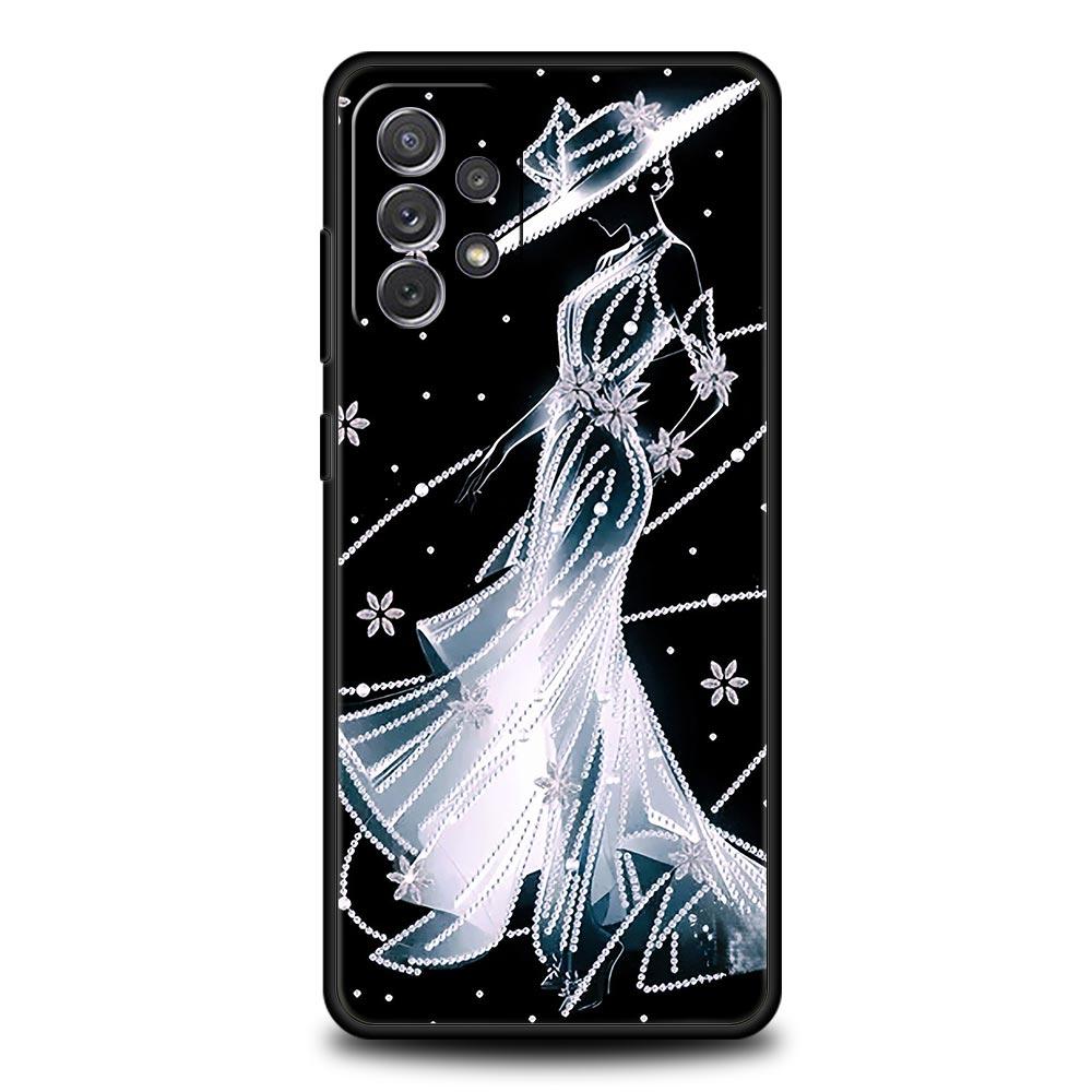 Cute White Clothes Phone Case for Samsung Galaxy A55 A35 A17 A07 A15 A13 A25 A51 A71 A72 A73 A32 A52 A52S A41 5G Soft TPU Shell Samsung A15