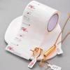 1 Roll Elegant White Self-Adhesive Jewelry Price Tags with "THANK YOU" Message - Glossy Finish, Perfect for DIY Crafts & Handmade Accessories Display