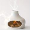 Eleganter Keramik Palo Santo & Salbei Räucherkegelhalter mit Kamin - Perfekt für Meditation, Yoga und Aromatherapie - Ideales Wohnkultur Geschenk