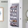 Multi-functional Storage Bag Behind the Door Wall Hanging Shoe Bag Bedroom Multi-layer Clutter Storage Bag