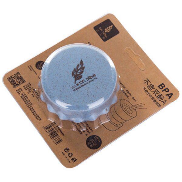 

Портативная складная мини-чашка для пшеницы с крышкой для путешествий на открытом воздухе 130ml