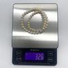 High-Luster Akoya Pearl Necklace Genuine Jewelry Pink Beige Approx. 38 Cm / Approx. 7.0 Mm–8.0 Mm / 32.6 G Silver Hardware