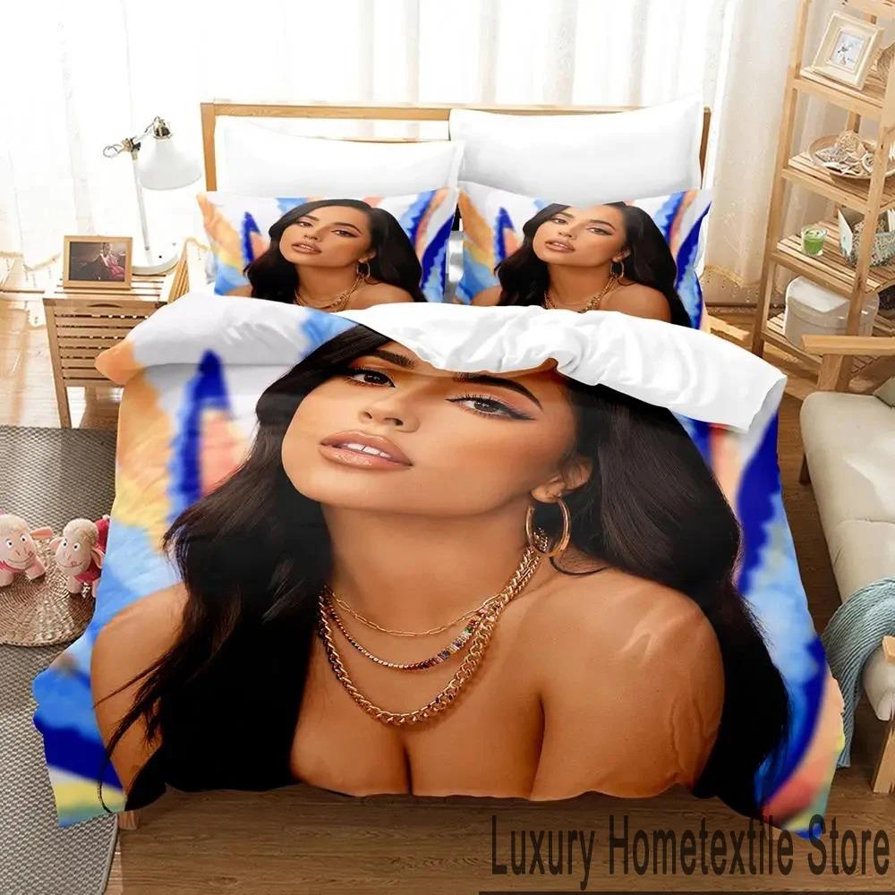 3D Print Sexy Girls Becky G Bedding Set Duvet Cover Bed Set Quilt Cover Pillowcase Comforter King Queen Size Boys Adult Bedding