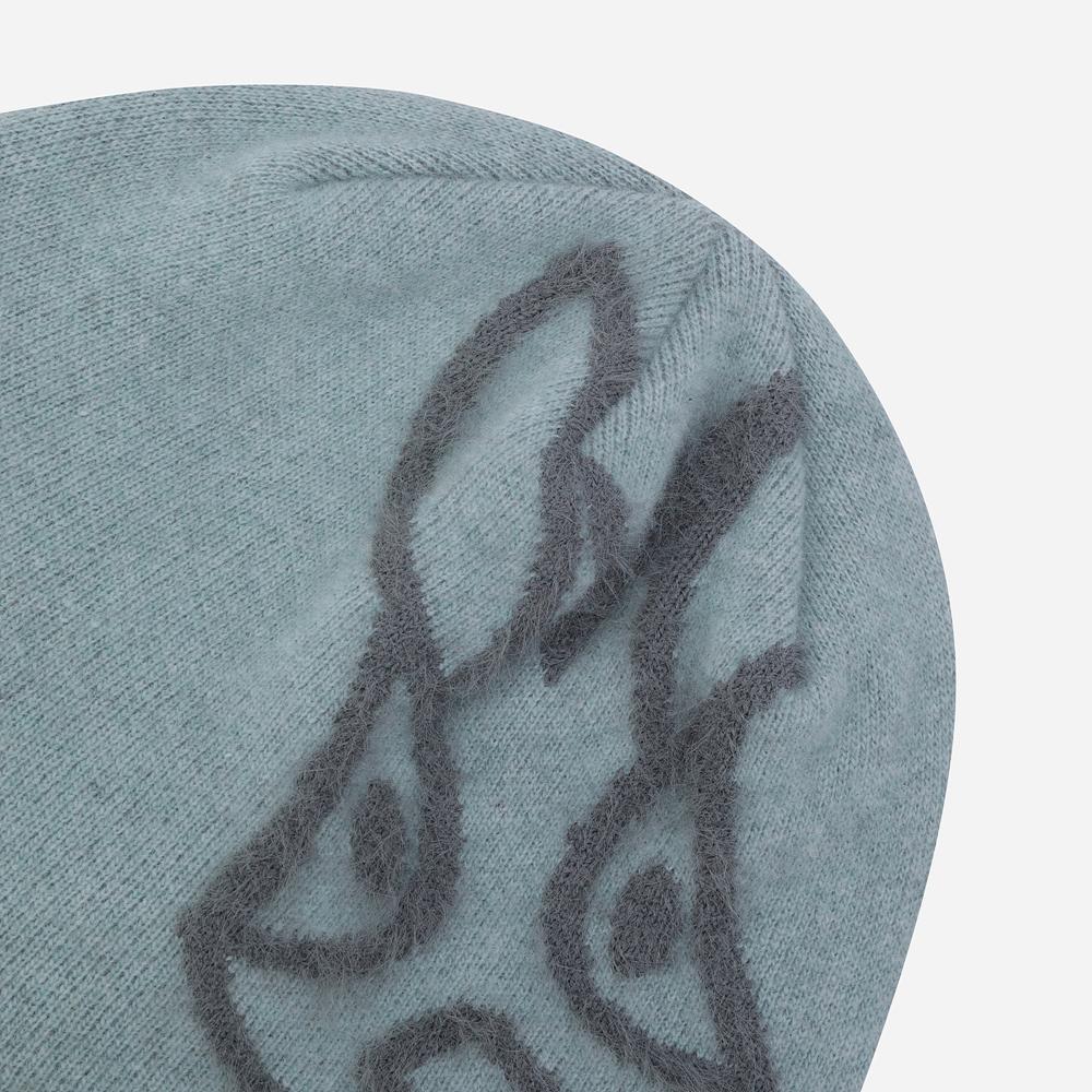 DOD Lambswool Jacquard Beanie (Mint)