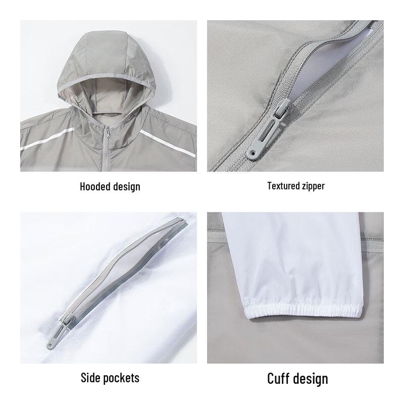 ROMON Men's Summer Ice-Feel Quick-Dry Sun Protection Jacket