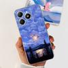 For Realme C63 4G 2024 Case RMX3939 Cover Cute Love Heart Soft Clear Silicone Protective Cases For Realme C61 4G C 61 C 63 Funda