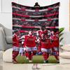 Arsenal Blanket Soft Warm Cozy Perfect for Seaside Bedding Office Chair All-Season Use Playful Design Birthday Christmas Gift Blanket