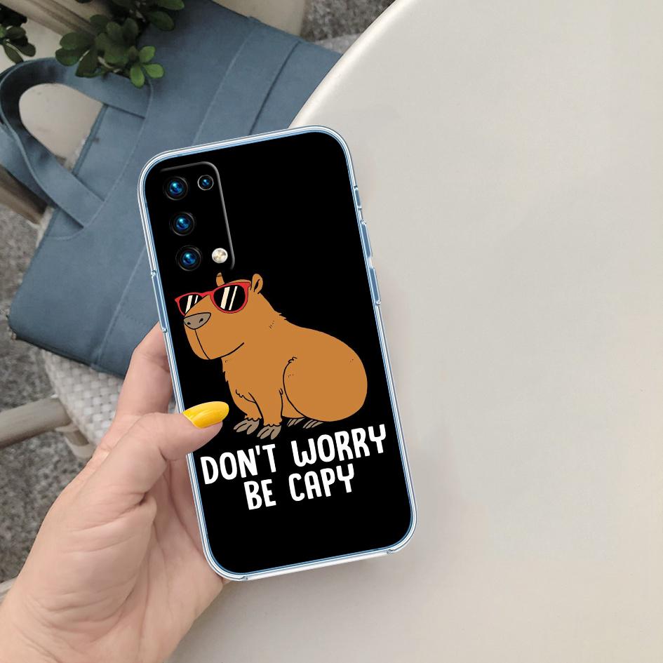 PP13 Cartoon Capybara Phone Case for Motorola Moto Edge 20 30 40 50 S30 Fusion Ultra Pro Neo Lite + G200 G23
