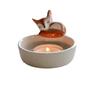 Sleeping Fox Candle Stand - Fox Wax Candle Holder - Home Resin Decor Item - Craftwork - Christmas Decoration - Desktop