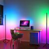 LED RGB Eck-Stehleuchte USB-betrieben Eck-LED-Lampe Bluetooth APP Fernbedienung Musiksynchronisation LED Modernes Stehlicht für Wohnzimmer 1,2m 47,2in