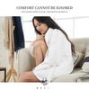 Unisex Waffle Yukata Bathrobe - Thickened Cotton for Autumn/Winter, Ideal for Couples & Star Hotels