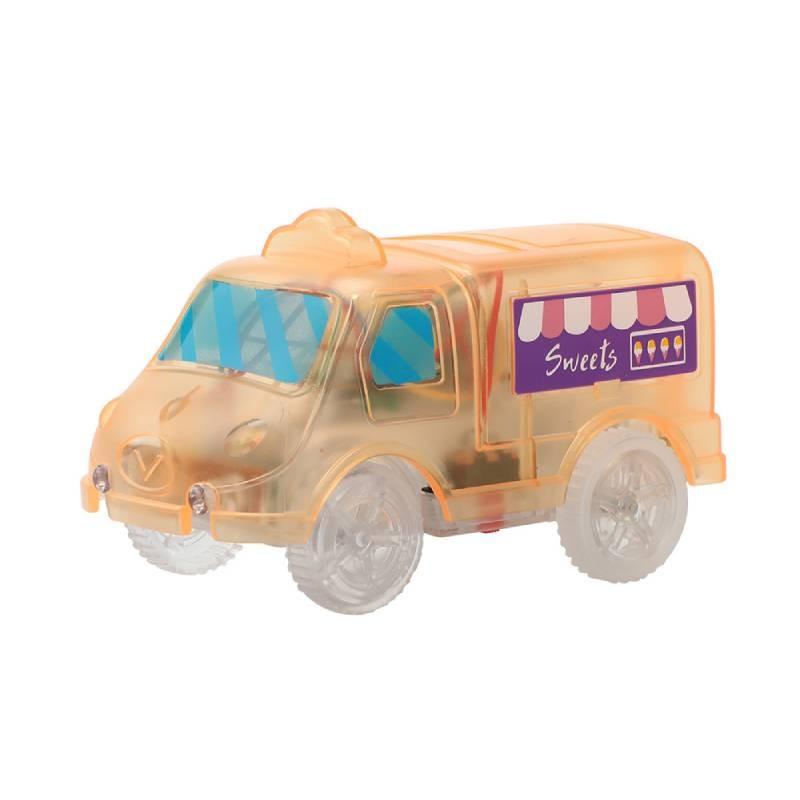 Ηλεκτρικό Διαφανές Αυτοκινητάκι Παιχνίδι Καραμέλα με 5 Φώτα και Φωτεινά Χαρακτηριστικά Για Όλα τα Παιδιά