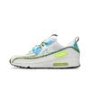 Nike Air Max 90 SE 'Worldwide Pack - Blue Fury Volt' (Unisex) White / Blue Fury / Black / Volt Running Shoes CZ6419 100