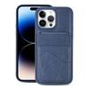 Multifunctional Vertical Flip Card Wallet Holder Vegan Leather Back Phone Case
