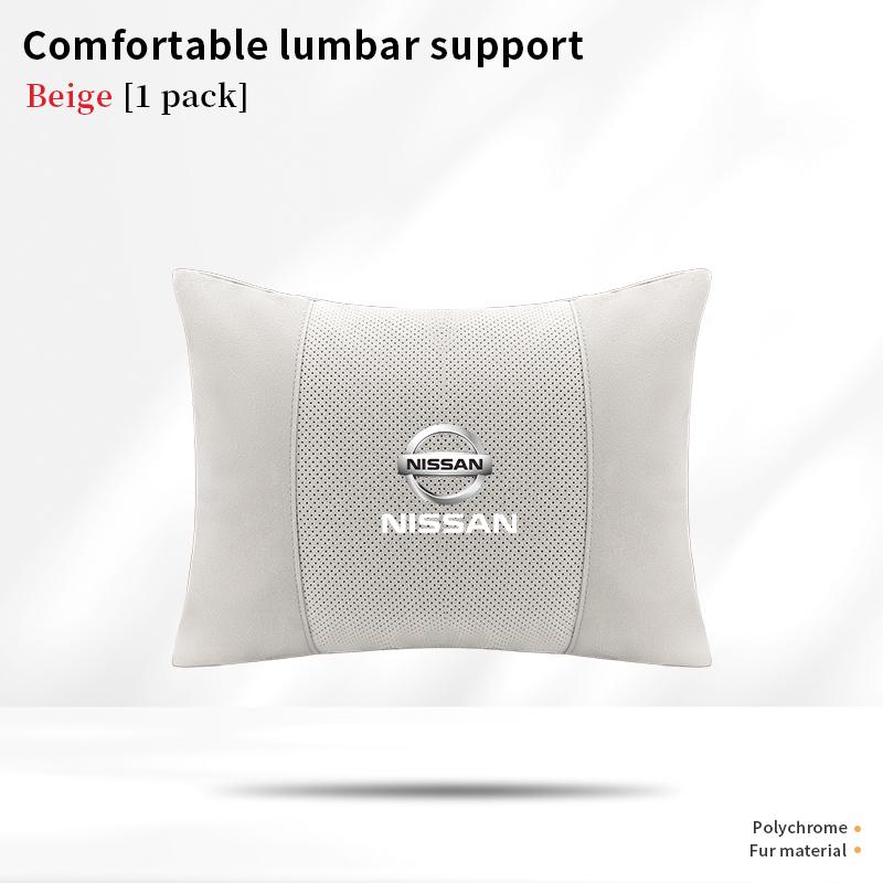 

Car Headrest Neck Support Seat Lumbar Cushion Neck Pillow For Nissan X-Trail Qashqai Sentra Serena Tiida Teana Juke Leaf Micra