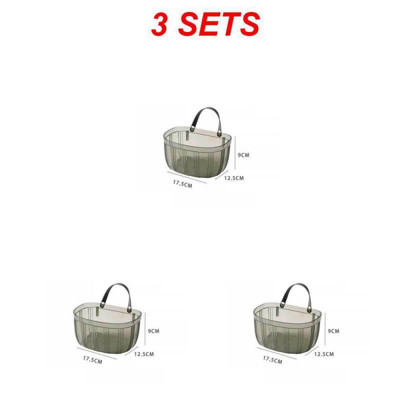 Onion Ginger And Garlic Storage Basket Kitchen Garlic Storage Basket No Punching Wall Hanging Spices Ginger Garlic Wall Storage